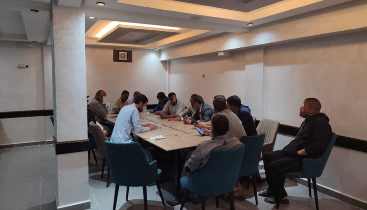 صورة أرشيفية لاجتماع فرع التنسيقية بالسمارة